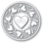 Memory Box - Dies - Pinpoint Heart Circle Frame