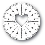 Memory Box - Dies - Pinpoint Heart Circle