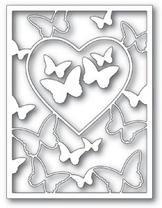 Memory Box - Dies - Butterfly Heart Frame