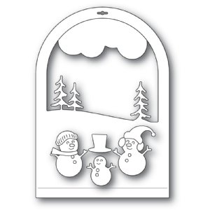 Memory Box - Dies - Snowmen Snowglobe