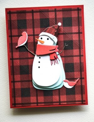 Memory Box - Die - Tall Bundled Snowman