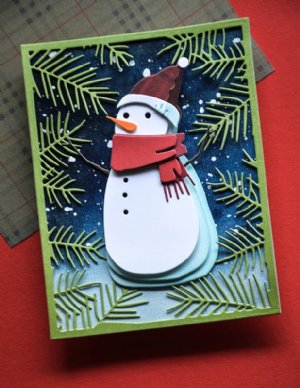 Memory Box - Die - Tall Bundled Snowman