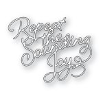 Memory Box - Die - Repeat the Sounding Joy Curled Script