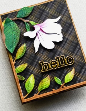 Memory Box - Die - Vibrant Leaf Corner