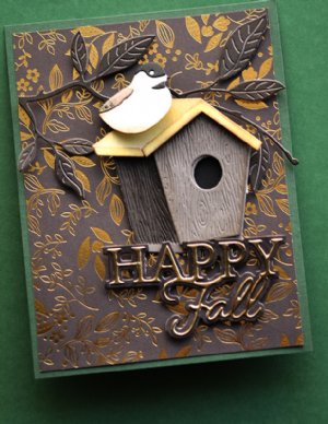 Memory Box - Die - Nestled Chickadee Duo