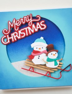 Memory Box - Die - Stylish Snowmen Trio