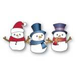Memory Box - Die - Stylish Snowmen Trio