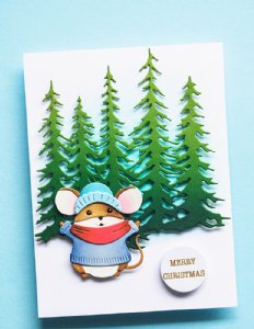 Memory Box - Die - Evergreen Tree Stand