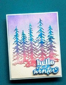 Memory Box - Die - Evergreen Tree Stand