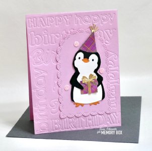 Memory Box - Die - Gift Penguin