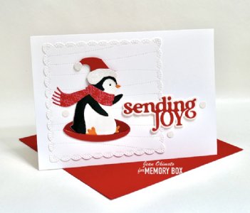 Memory Box - Die - Sledding Penguin