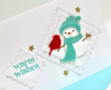 Memory Box - Die - Snowman and Birdie Friend