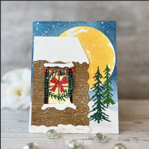 Memory Box - Die - Log Cabin Scene