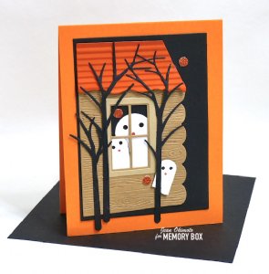 Memory Box - Die - Log Cabin Scene