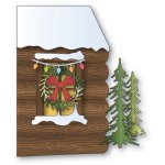 Memory Box - Die - Log Cabin Scene