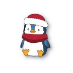 Memory Box - Die - Snuggled Penguin