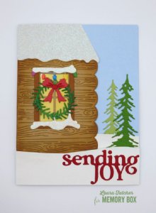 Memory Box - Die - Sending Joy Timeless Script