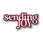 Memory Box - Die - Sending Joy Timeless Script