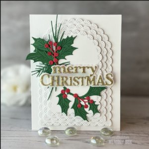 Memory Box - Die - Merry Christmas Timeless Script