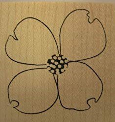 Memory Box - Wood Stamp - Dogwood Bloom