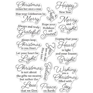 Memory Box - Clear Stamp - Sweet Christmas