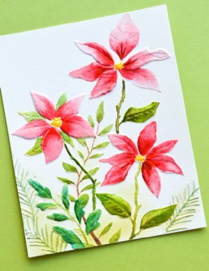 Memory Box - 3D Embossing Folder & Dies - Perfect Poinsettias