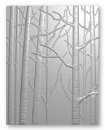 Memory Box - 3D Embossing Folder - Birch Tree Forest