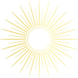 Memory Box - Hot Foil Plate - Sunburst