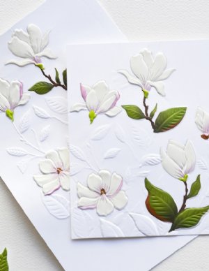 Memory Box - Rub-on - Magnolia