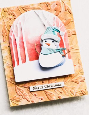 Memory Box - Foil Greetings Tabs - Merry Christmas - White