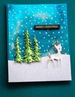 Memory Box - Foil Greetings Tabs - Merry Christmas - Black