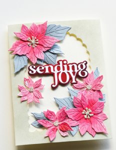 Memory Box - Die - Sending Joy Timeless Script