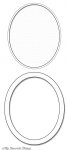 MFT - Dies - Oval Shaker Window & Frame