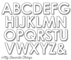 MFT - Dies - Pop-Up Alphabet