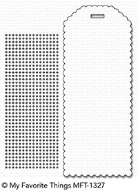 MFT - Dies - Scallop Cross-Stitch Bookmark