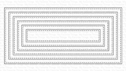 My Favorite Things - Die - Stitched Mini Slimline STAX