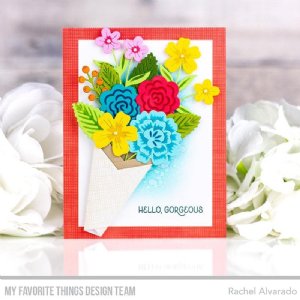 My Favorite Things - Stencil - Flower Bouquet Builder