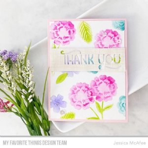 My Favorite Things - Stencil - Flower Bouquet Builder