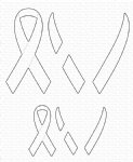My Favorite Things - Die - Awareness Ribbon