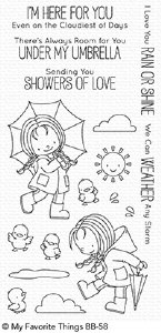 MFT - Clear Stamps - Rain Or Shine