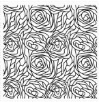 My Favorite Things - Cling Stamp - Abstract Roses Background