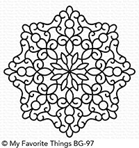 MFT - Cling Stamp - Magical Mandala Background