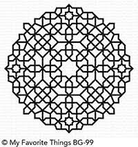 MFT - Cling Stamp - Moroccan Mosaic Background