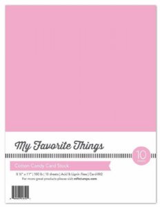 MFT - 8.5X11 Cardstock - Cotton Candy