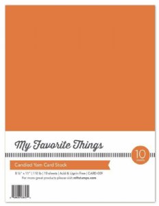 MFT - 8.5X11 Cardstock - Candied Yam