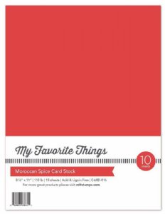 MFT - 8.5X11 Cardstock - Moroccan Spice