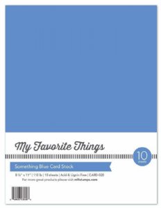 MFT - 8.5X11 Cardstock - Something Blue