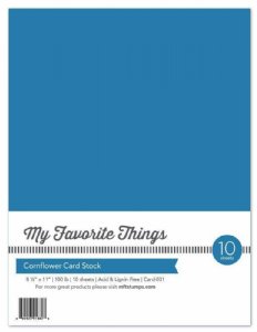 MFT - 8.5X11 Cardstock - Cornflower