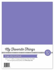 MFT - 8.5X11 Cardstock - Grape Jelly