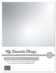 MFT - 8.5X11 Cardstock - Silver Shine